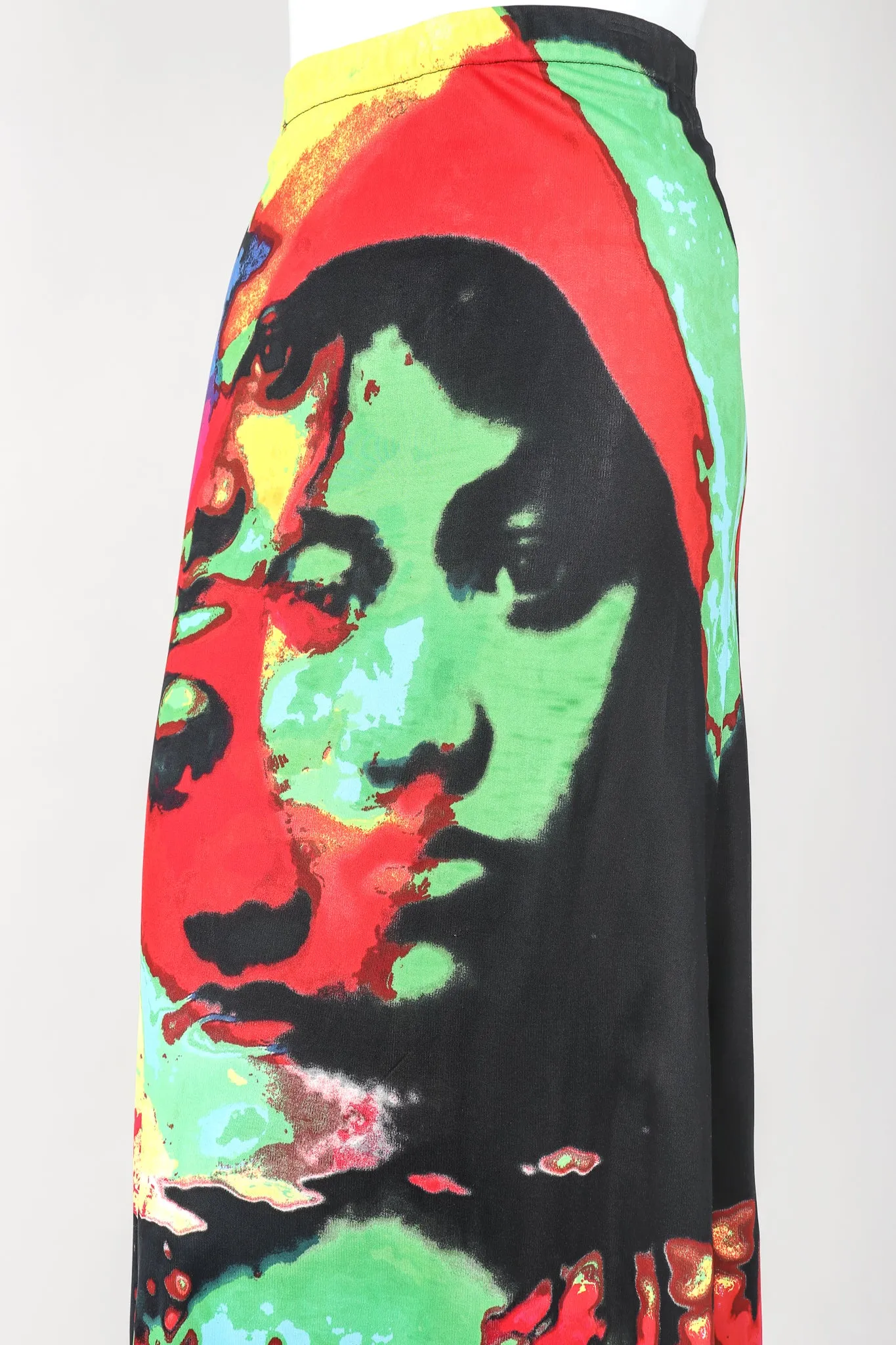 2000 S/S Abstract Exposure Rasta Skirt