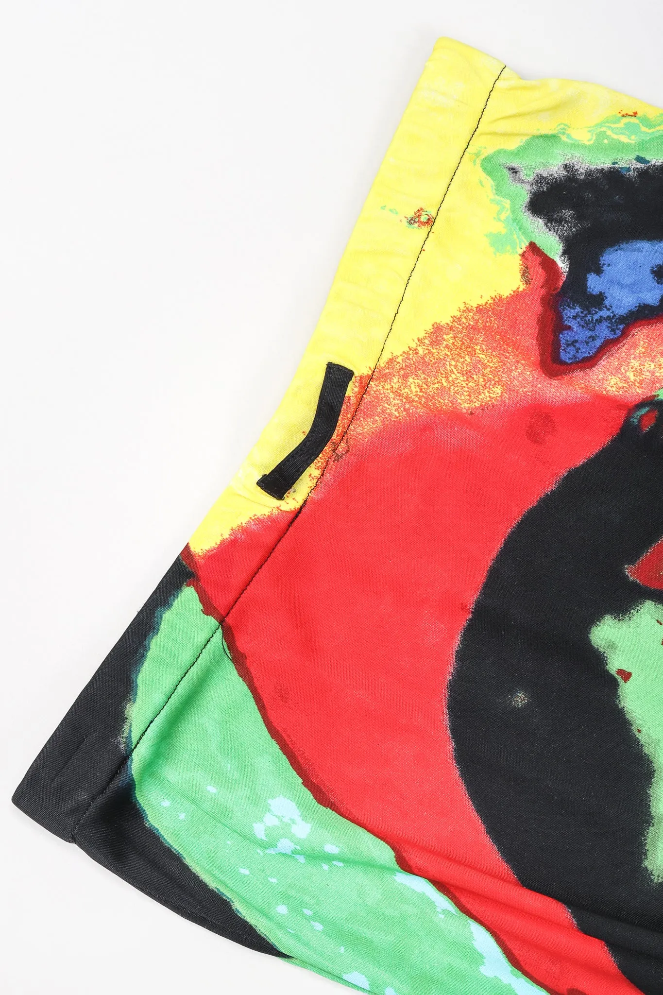 2000 S/S Abstract Exposure Rasta Skirt