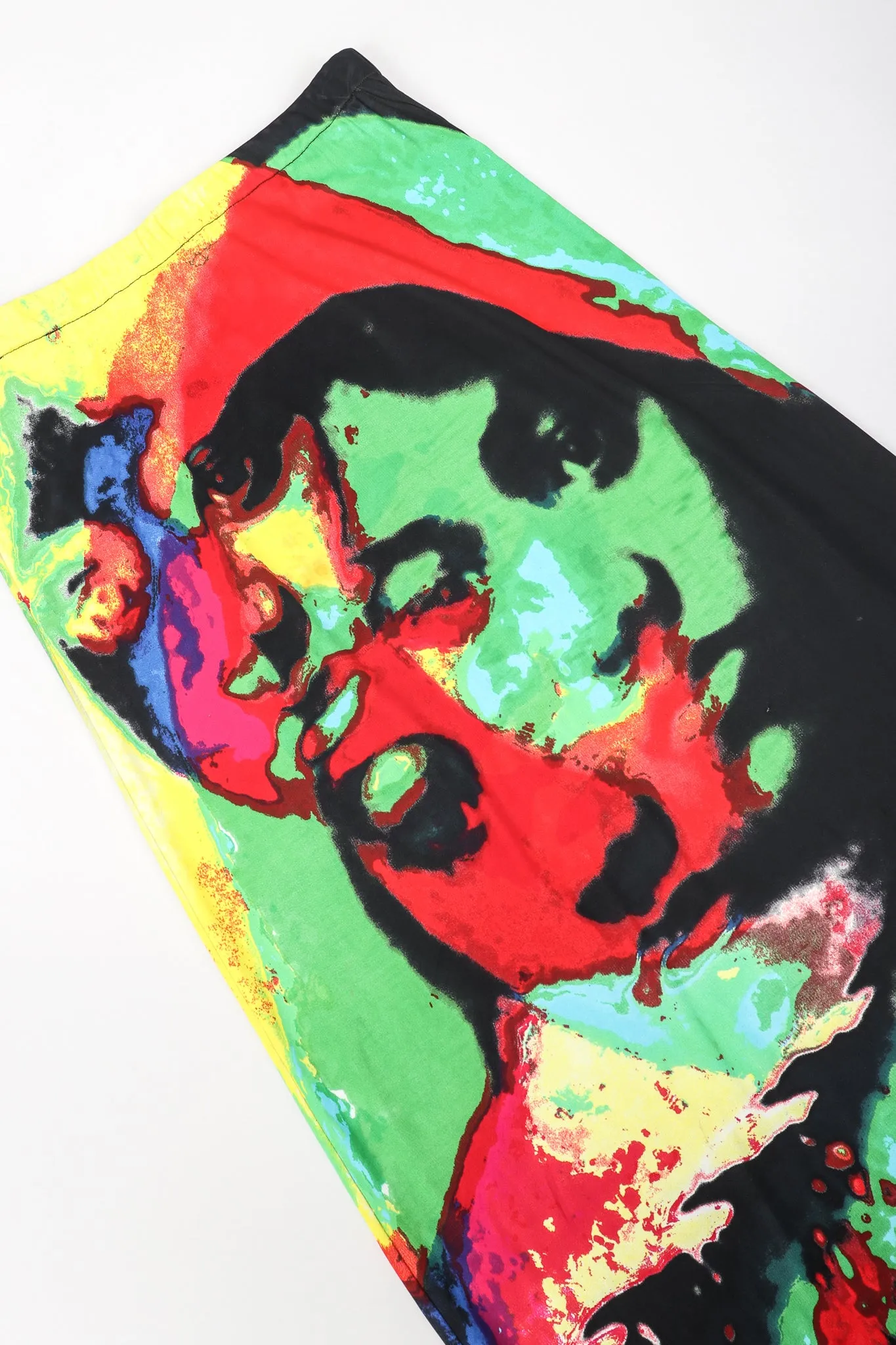 2000 S/S Abstract Exposure Rasta Skirt