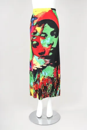 2000 S/S Abstract Exposure Rasta Skirt