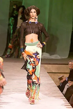 2000 S/S Abstract Exposure Rasta Skirt