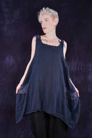 6182L Lace Pinafore Ink-U