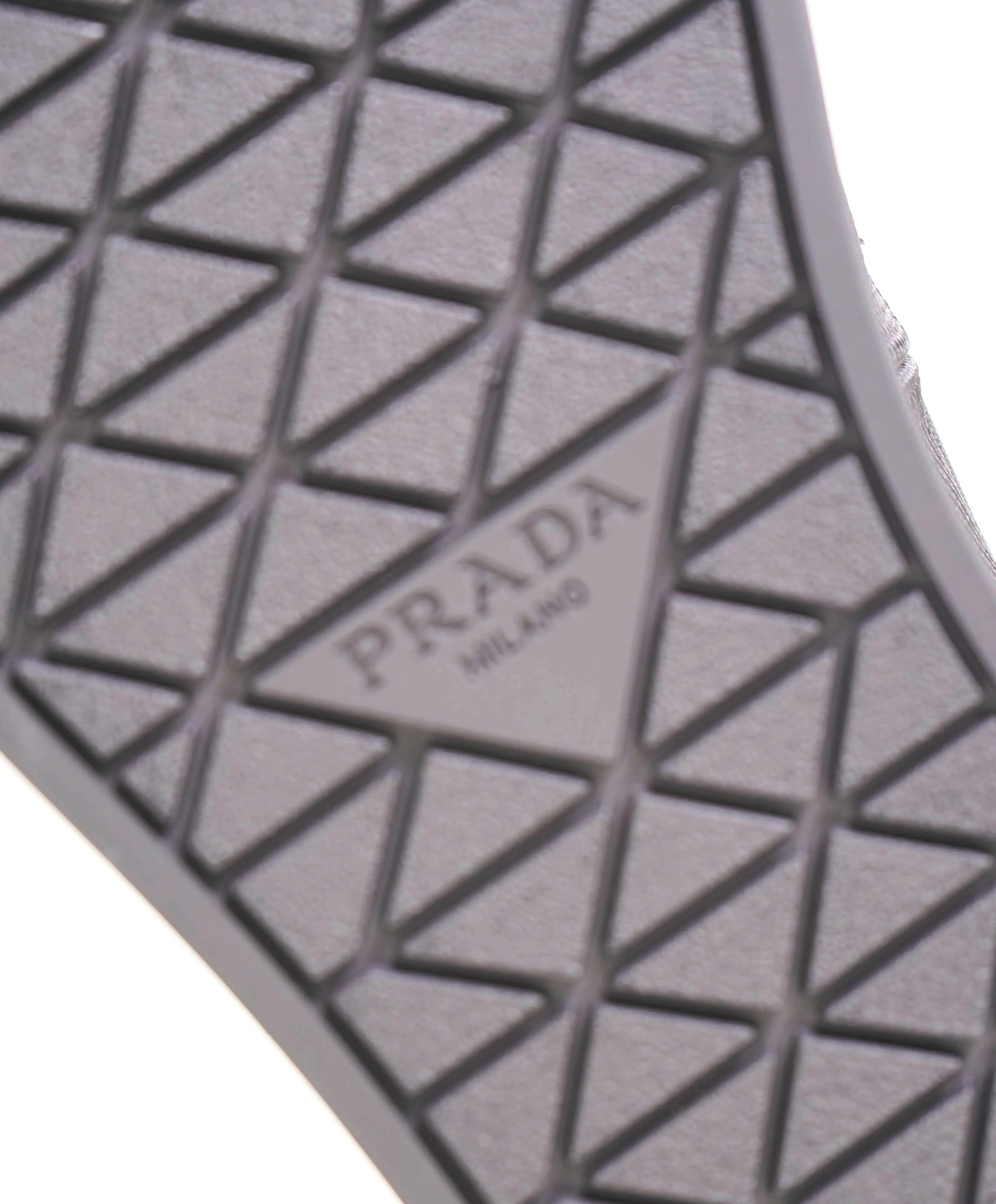 $875 PRADA - "CANNES" Re-nylon Triangle Logo Nylon Slip-On Loafers Sneaker - 9 US (8 IT)
