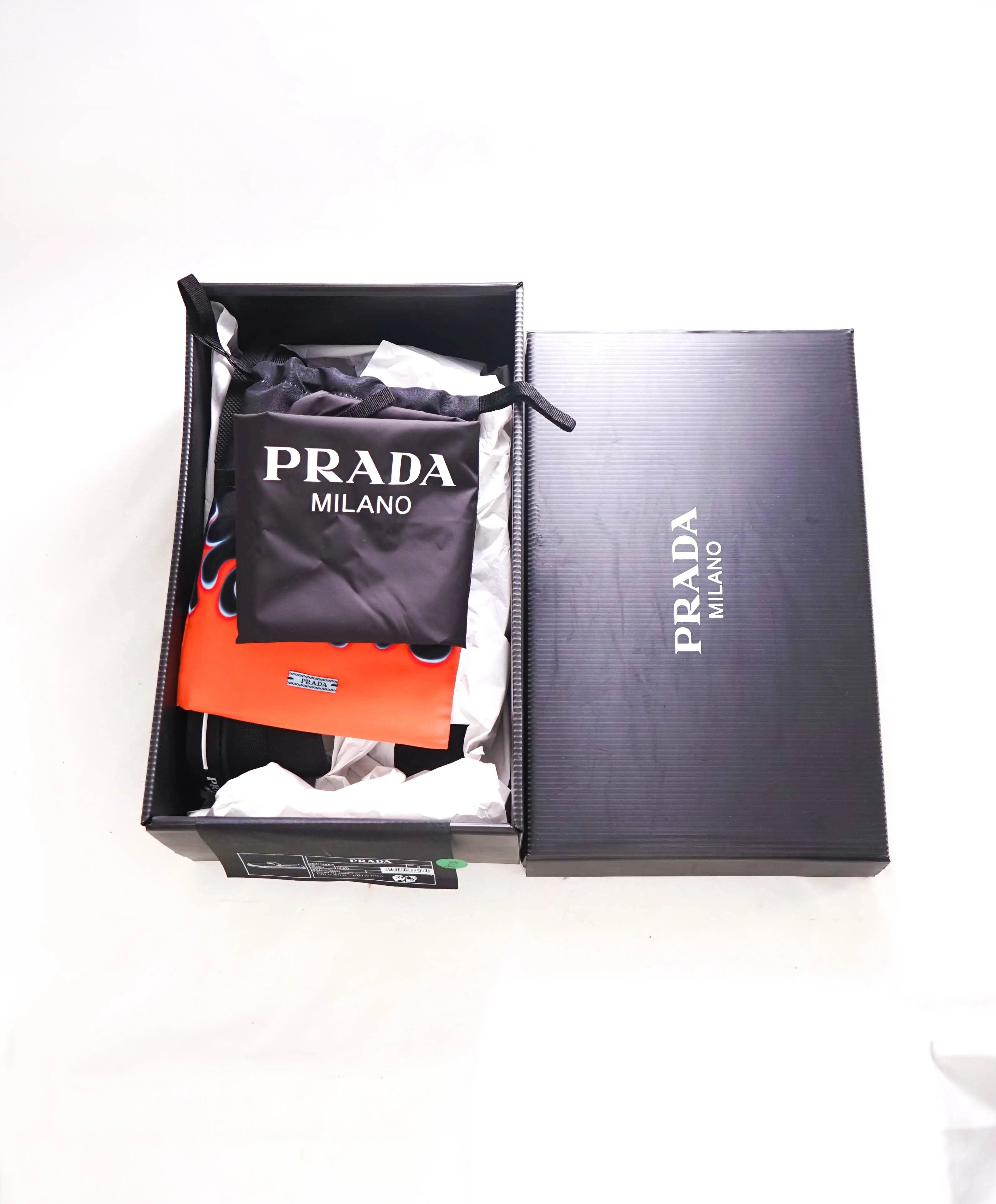 $875 PRADA - "CANNES" Re-nylon Triangle Logo Nylon Slip-On Loafers Sneaker - 9 US (8 IT)