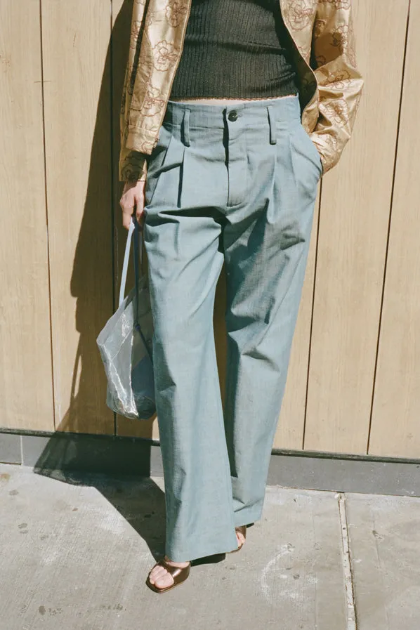 ABDOU TROUSER, LIGHT COTONE