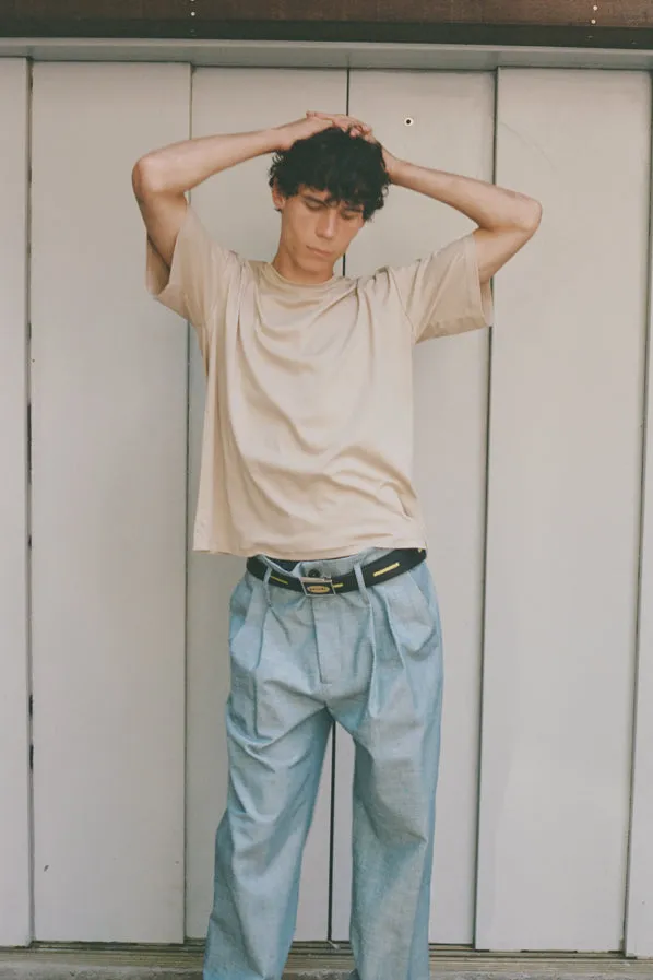 ABDOU TROUSER, LIGHT COTONE
