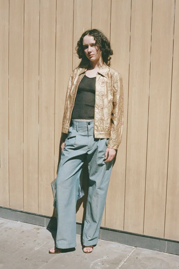 ABDOU TROUSER, LIGHT COTONE