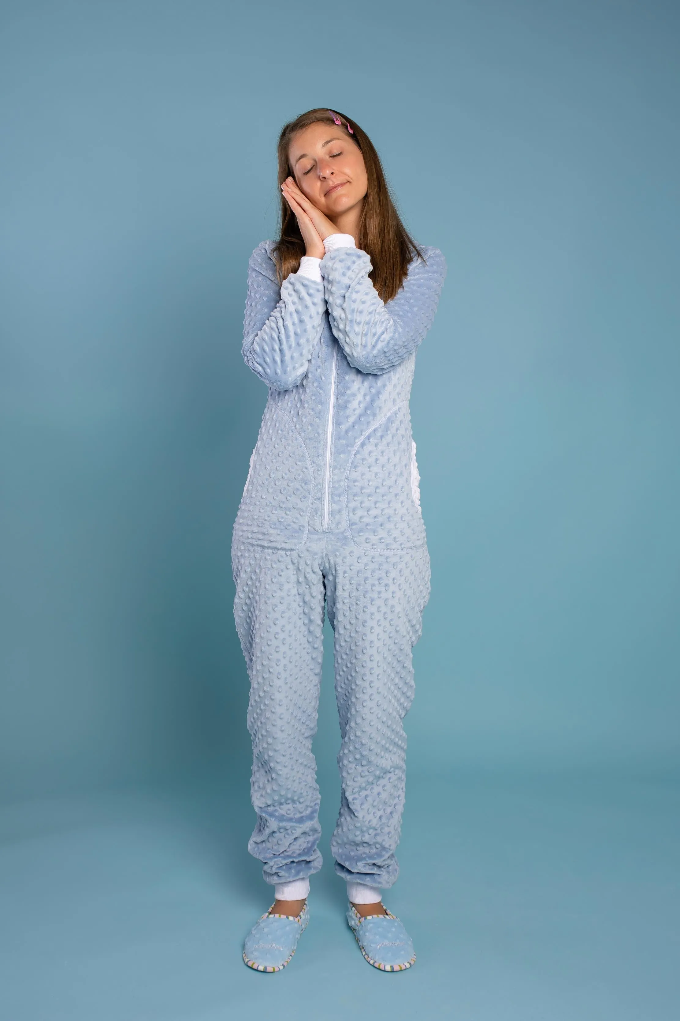 ADULT BABY ONESIE "MILA" MINKY VELOUR SIZE XS/S