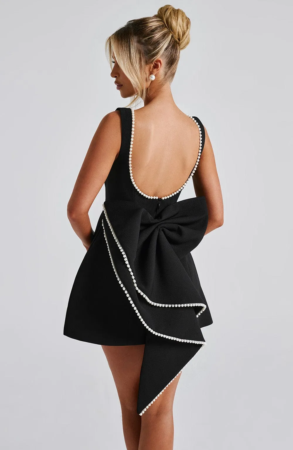 Alicia Mini Dress - Black