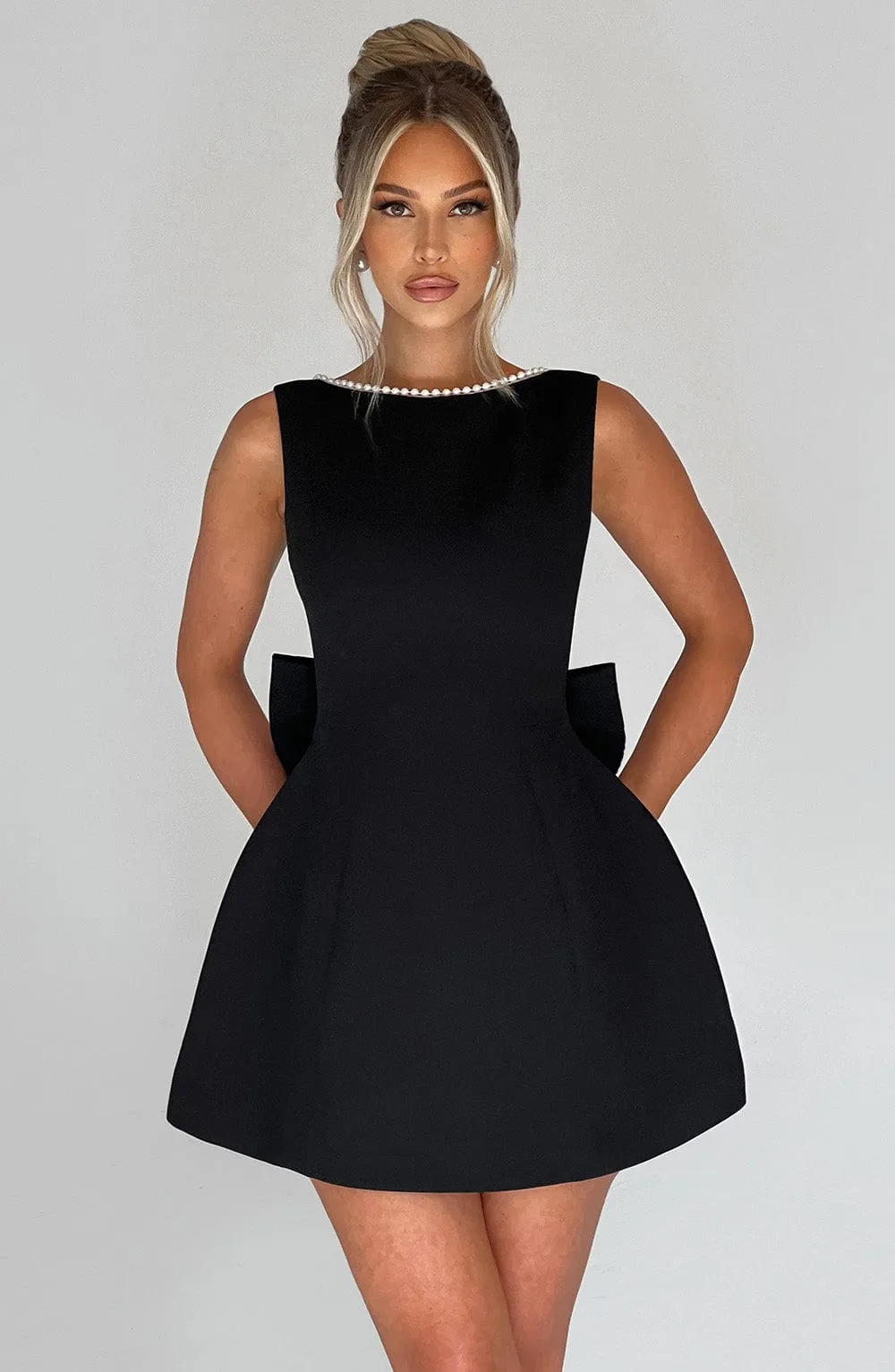 Alicia Mini Dress - Black