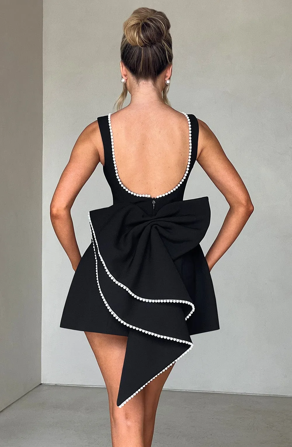 Alicia Mini Dress - Black