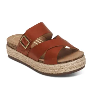 Alyssa Womens Cognac