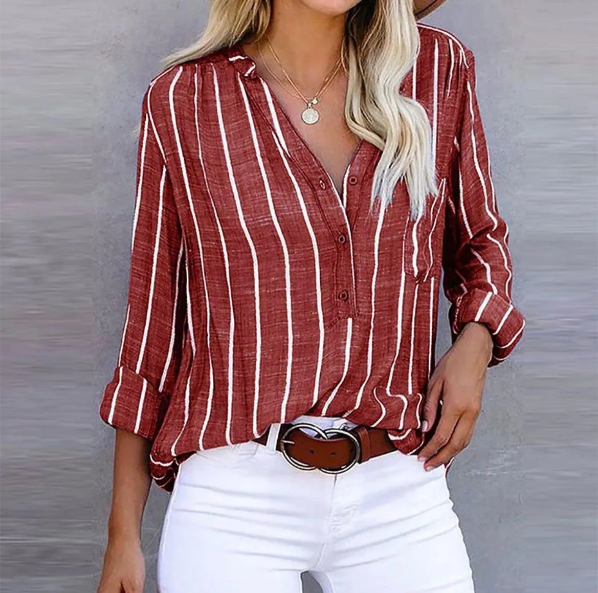 Antigona® | Striped Casual Blouse