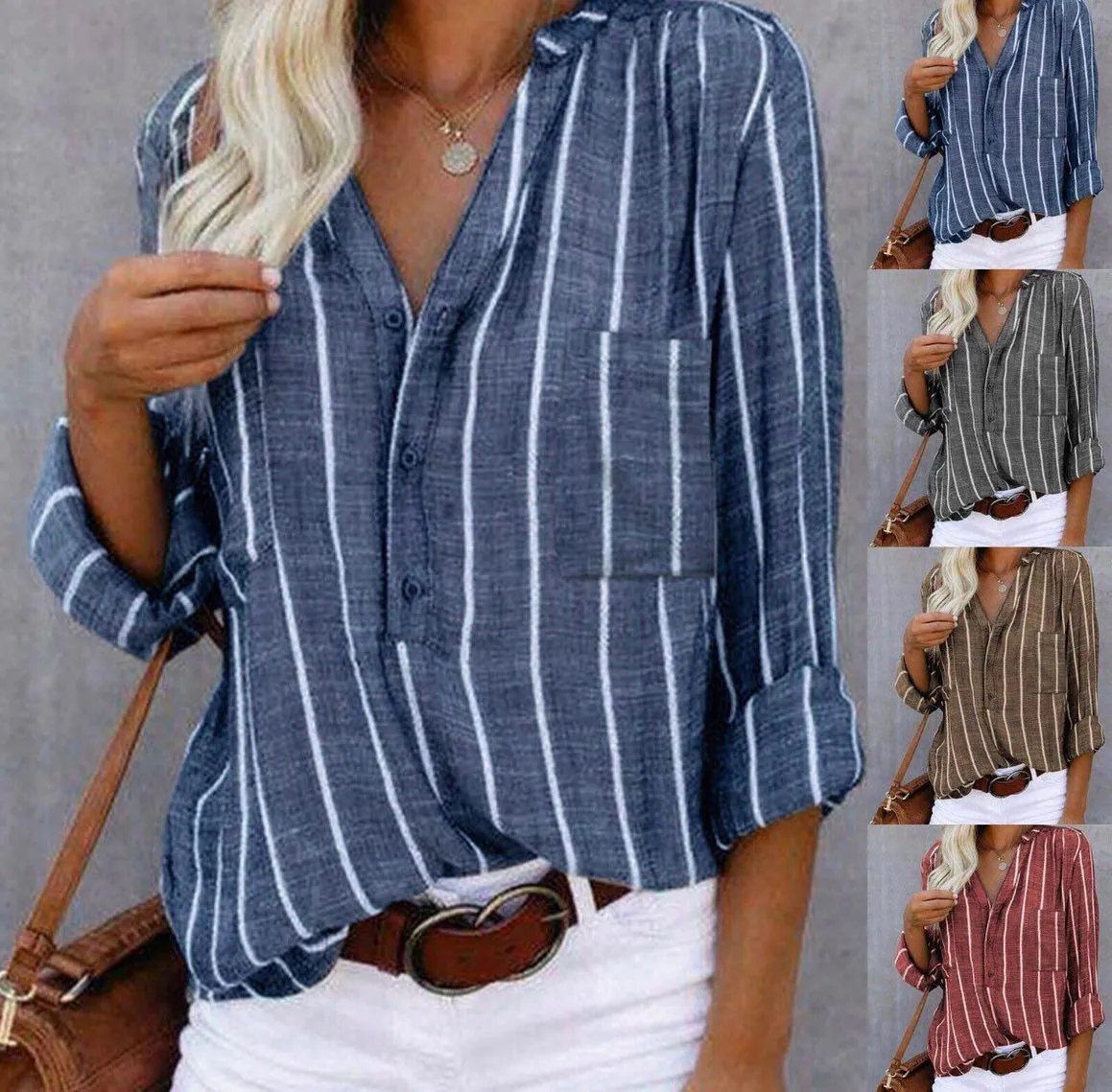Antigona® | Striped Casual Blouse
