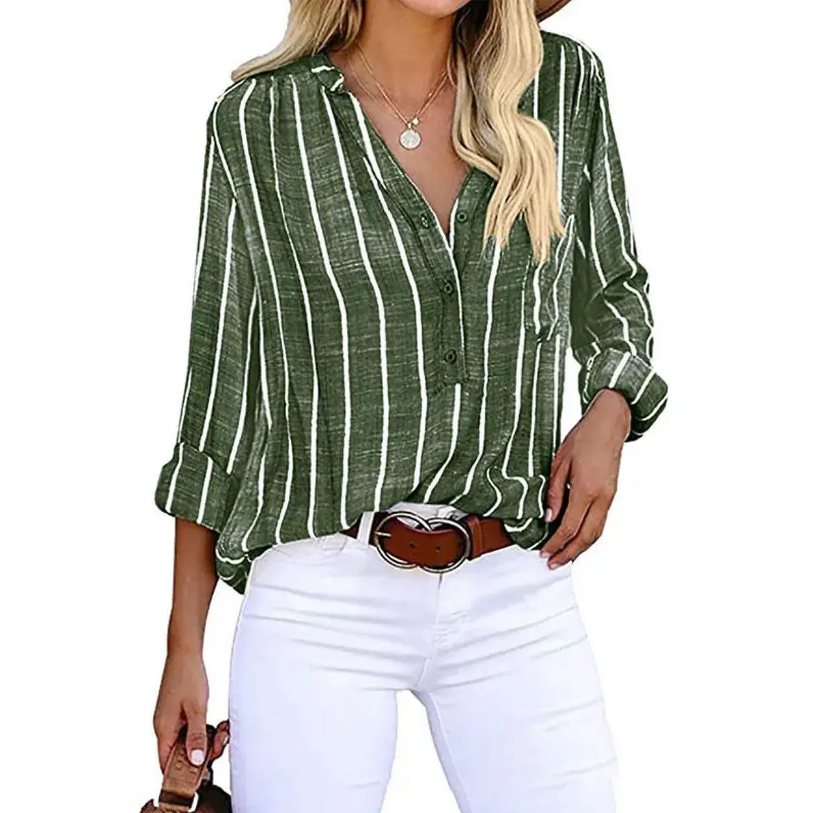 Antigona® | Striped Casual Blouse