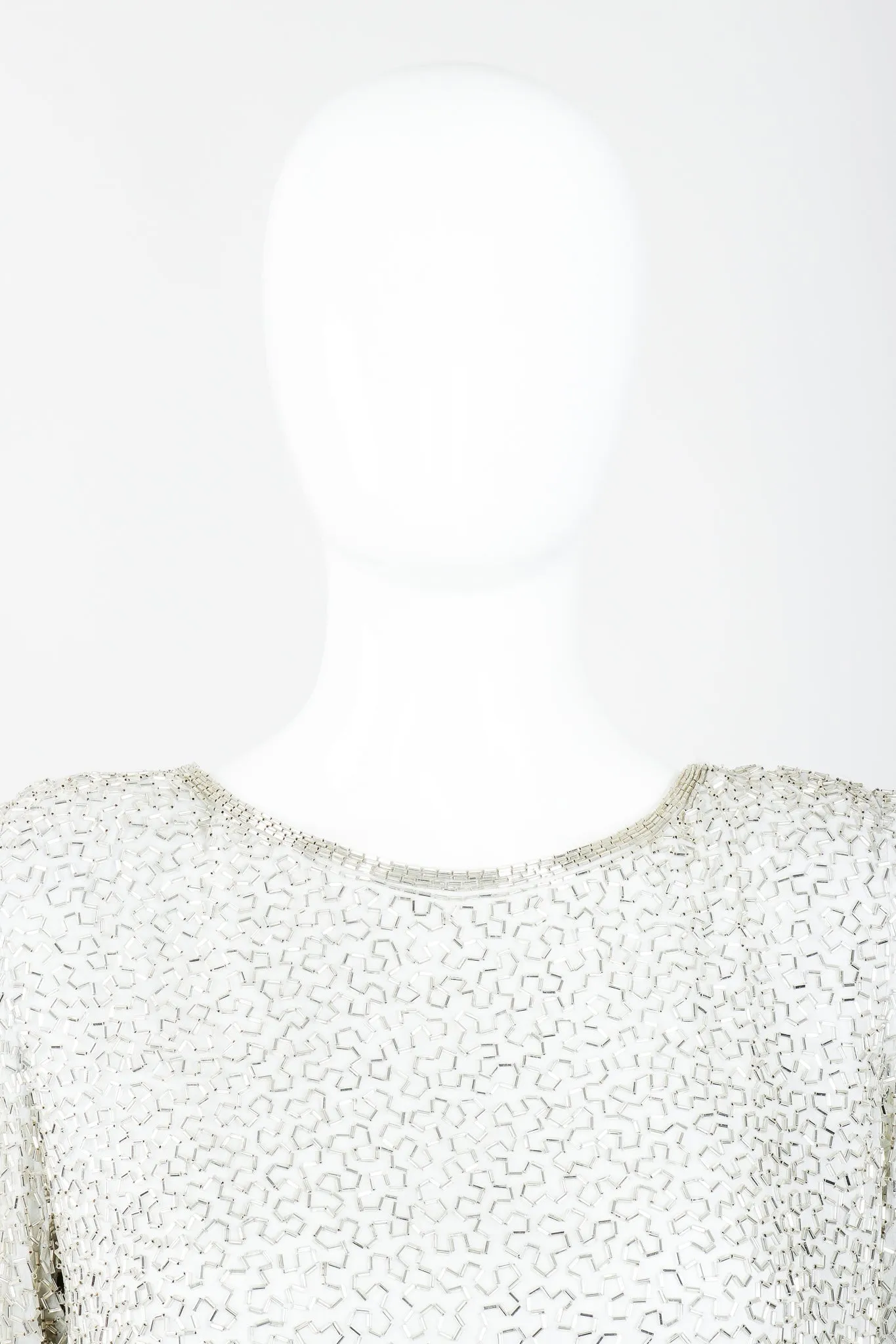 Beaded Cowl Back Dress
