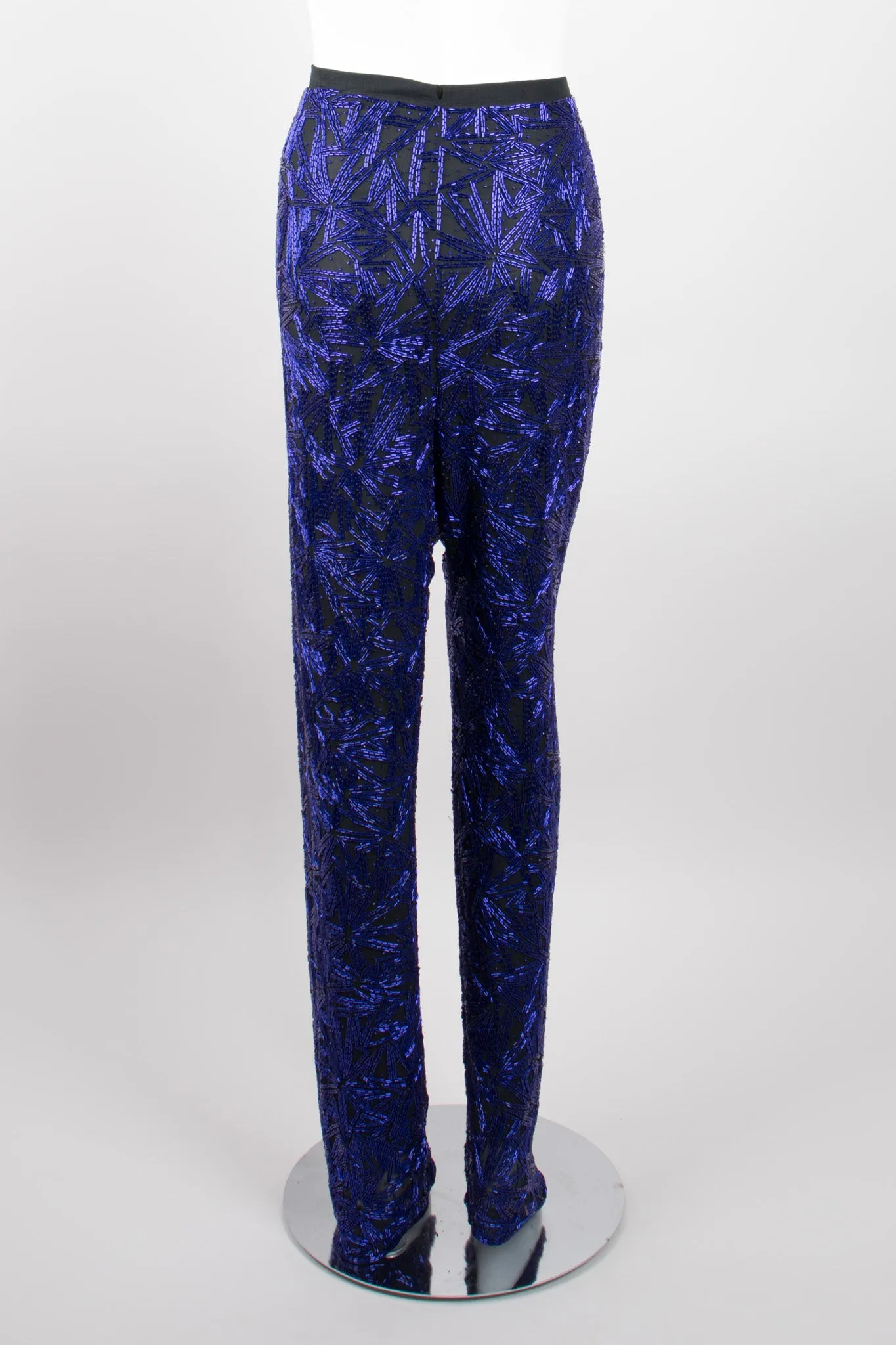Beaded Silk Tank & Pant Set