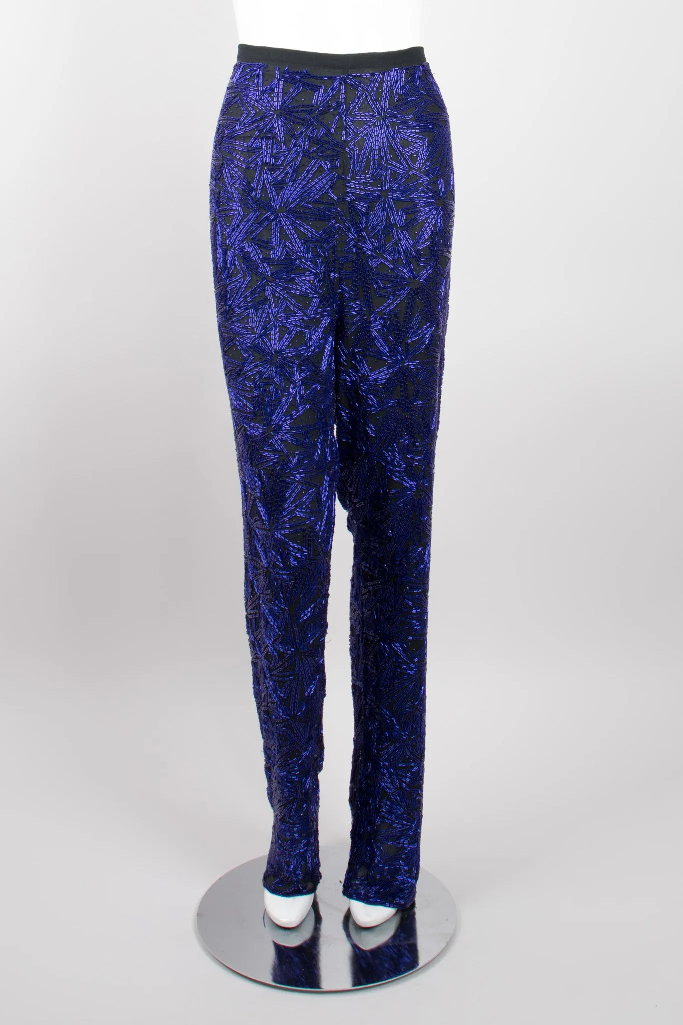 Beaded Silk Tank & Pant Set