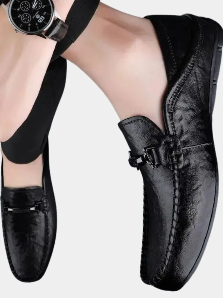 Belgravia Leather Loafers - Cross & Crown