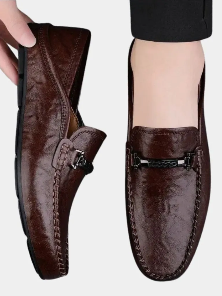 Belgravia Leather Loafers - Cross & Crown