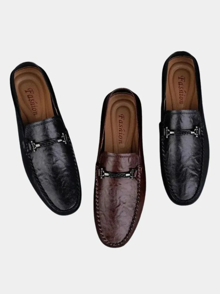 Belgravia Leather Loafers - Cross & Crown