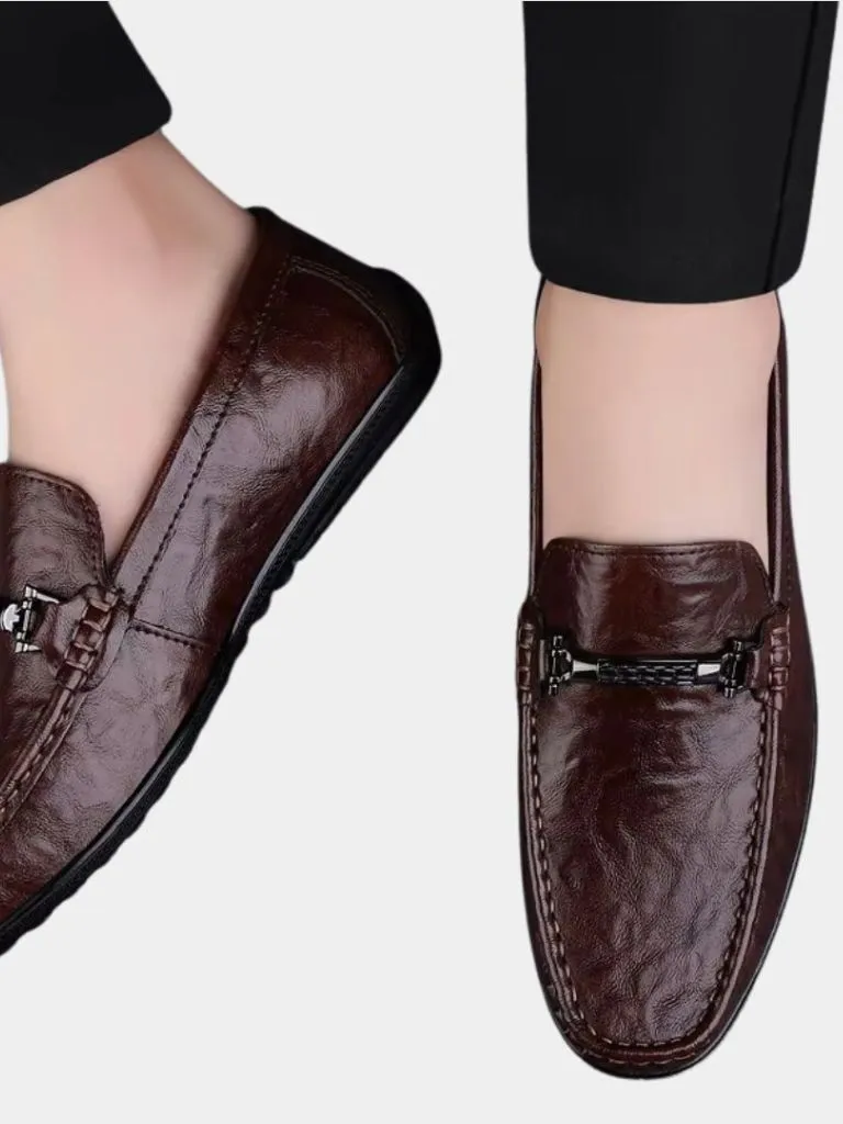 Belgravia Leather Loafers - Cross & Crown