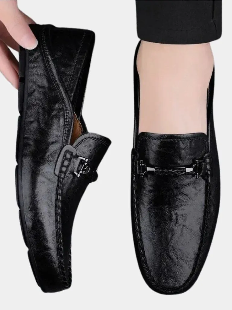 Belgravia Leather Loafers - Cross & Crown