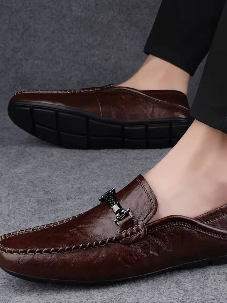 Belgravia Leather Loafers - Cross & Crown