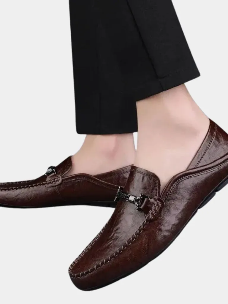 Belgravia Leather Loafers - Cross & Crown