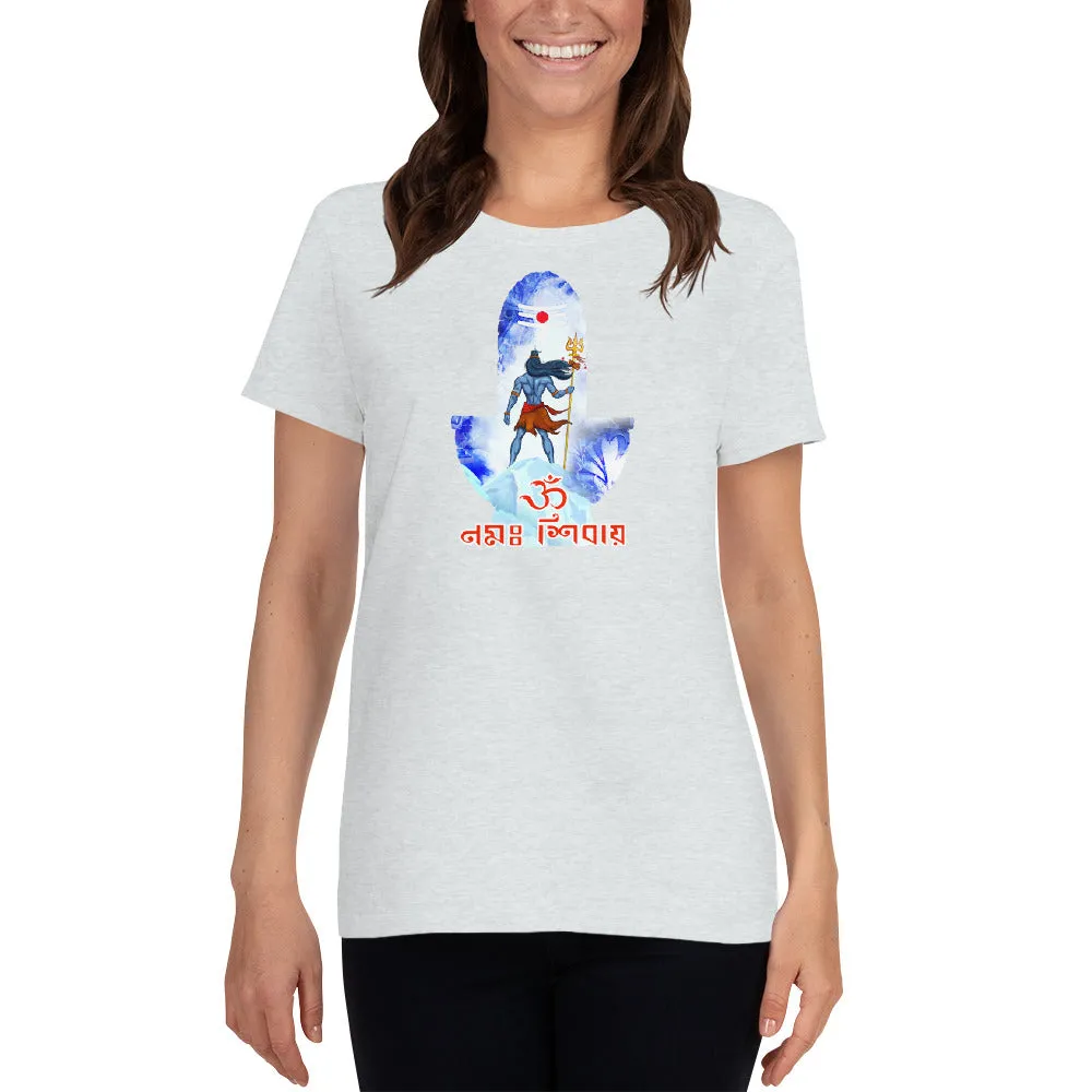Bengali Heavy Cotton Short Sleeve T-Shirt -Om Namah Shivay-02