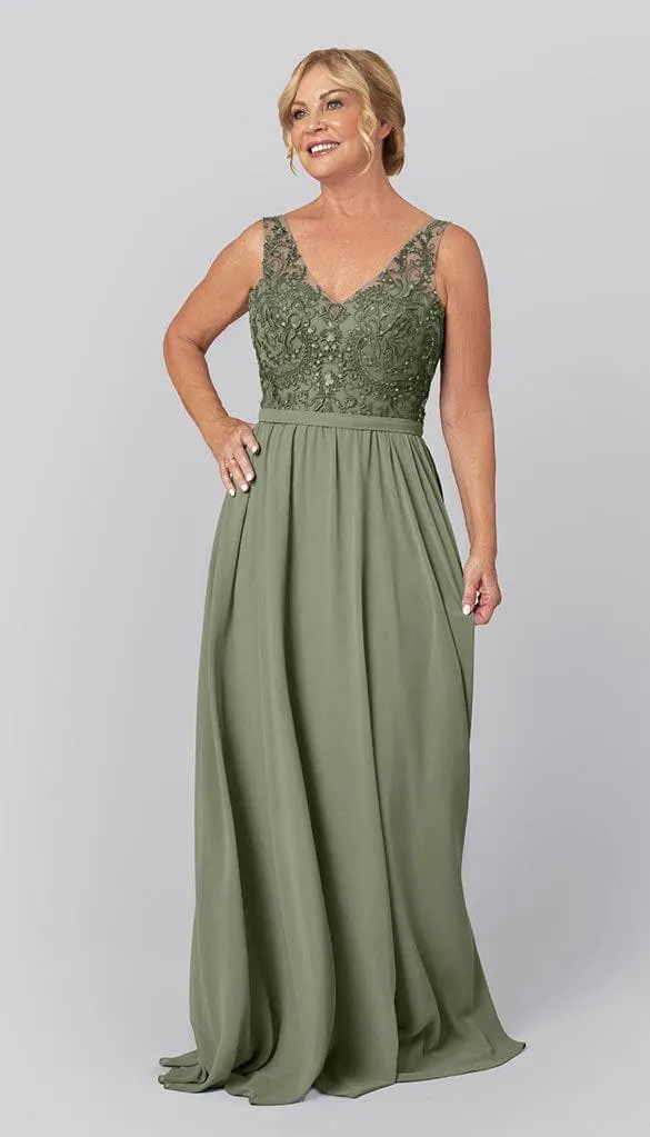 Betsy - Beaded Mother of the Bride Dress