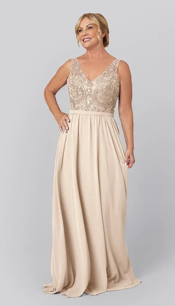 Betsy - Beaded Mother of the Bride Dress