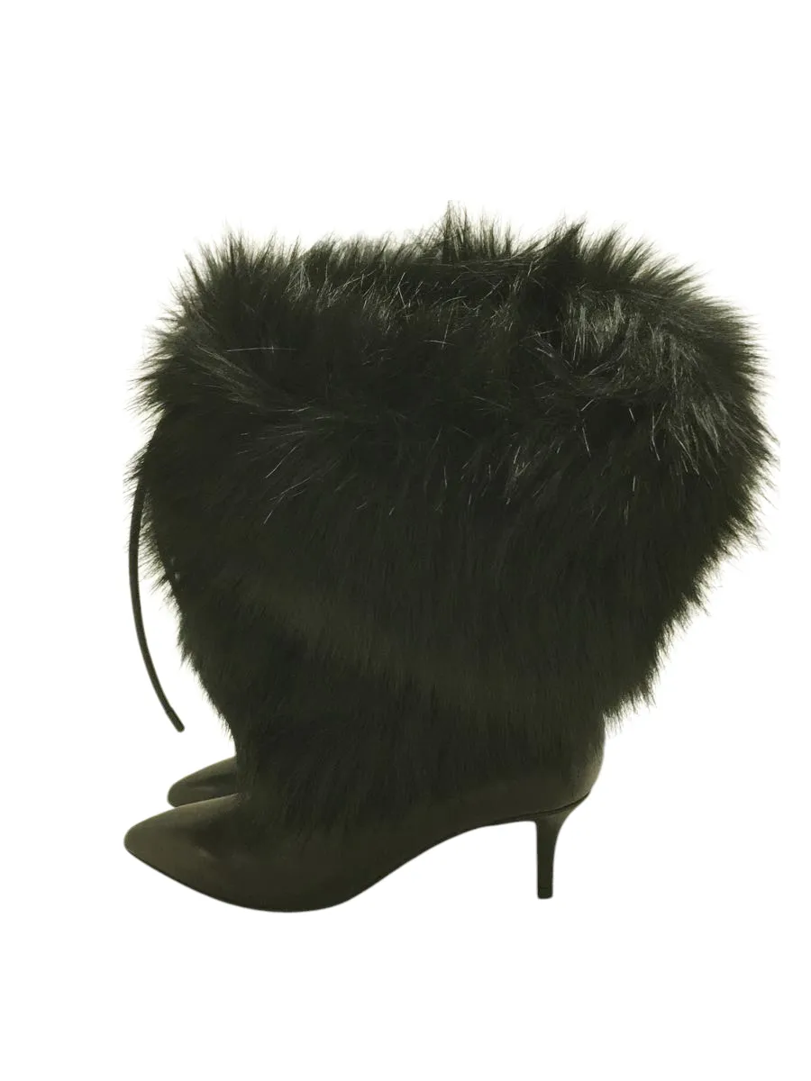Black Fur Boots 37