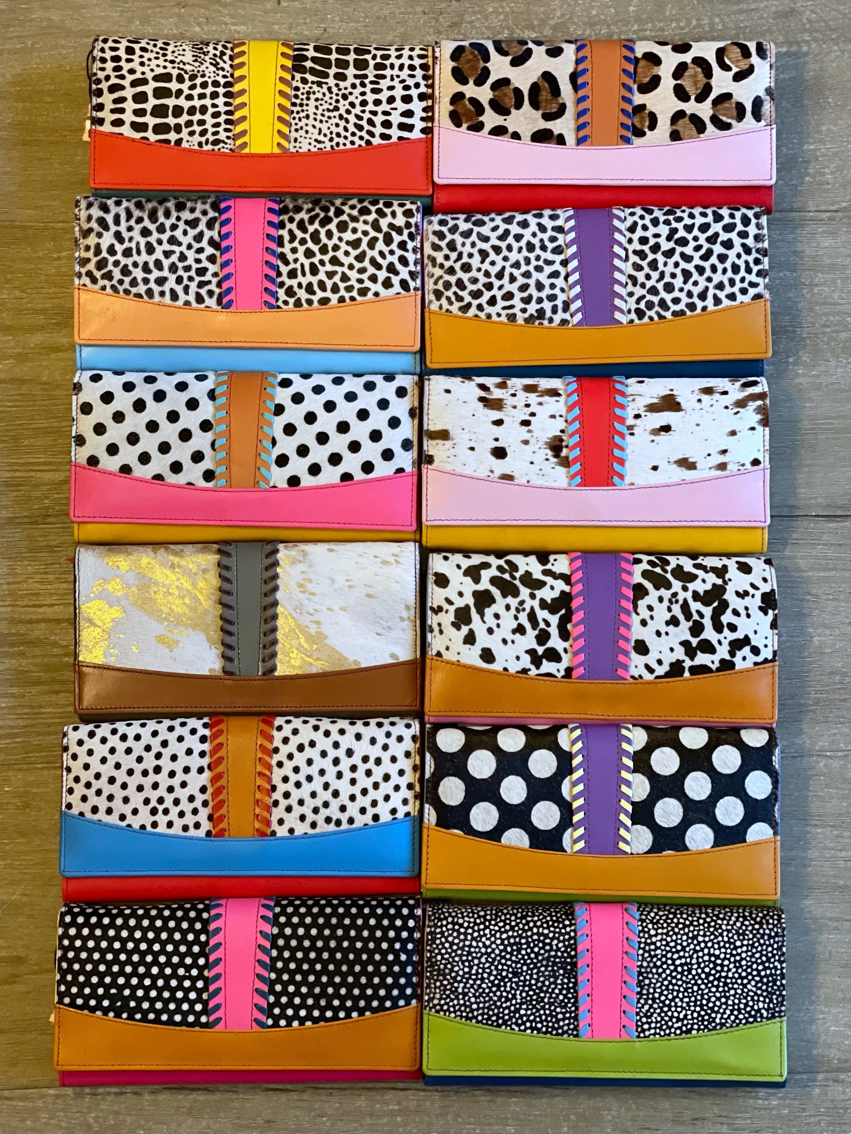 Brooks Leather Wallet -- Several Patterns!