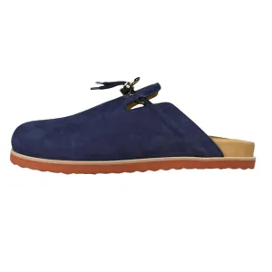 Buscemi Pietro Nubuk Navy Leather Slippers