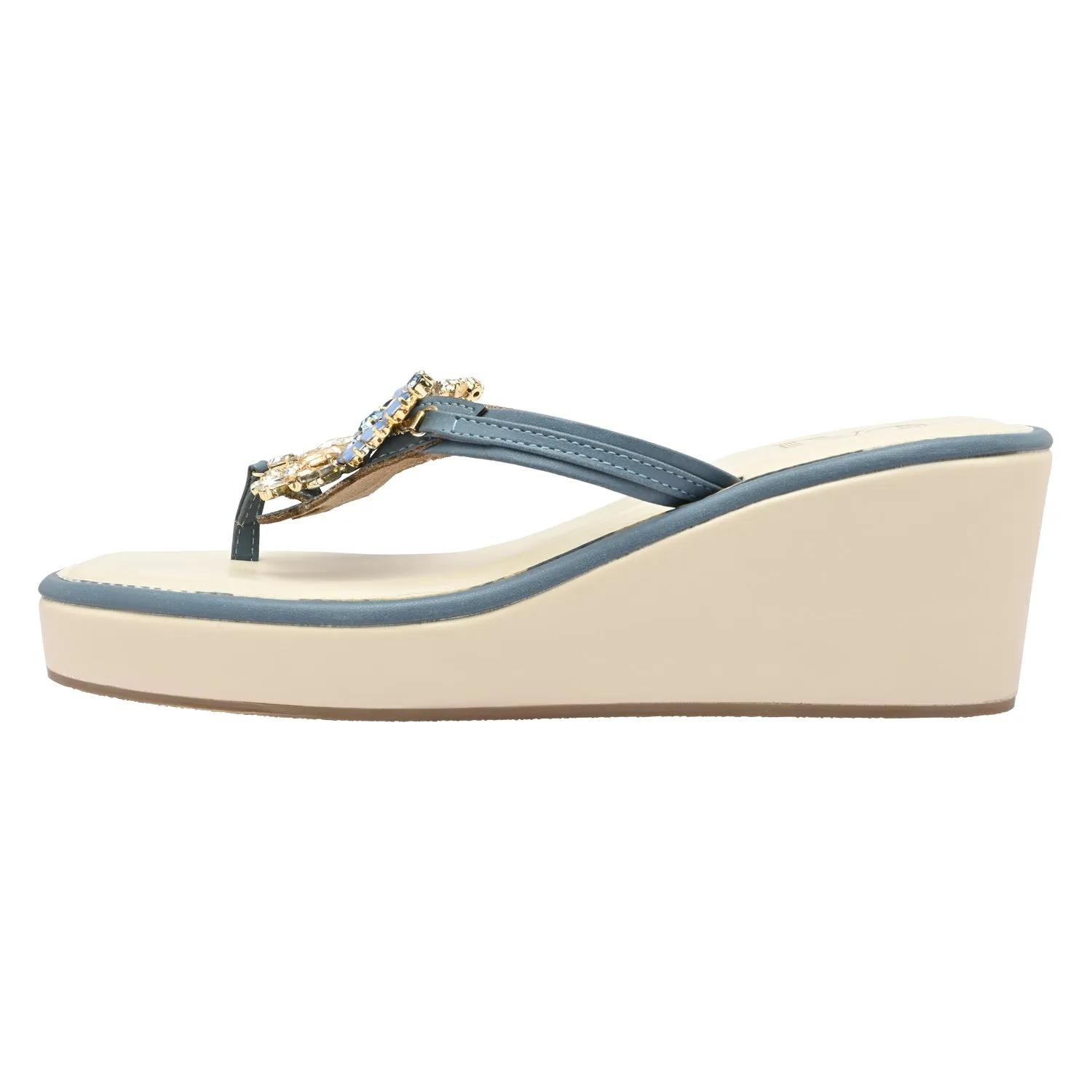Butterfly Blue Wedges