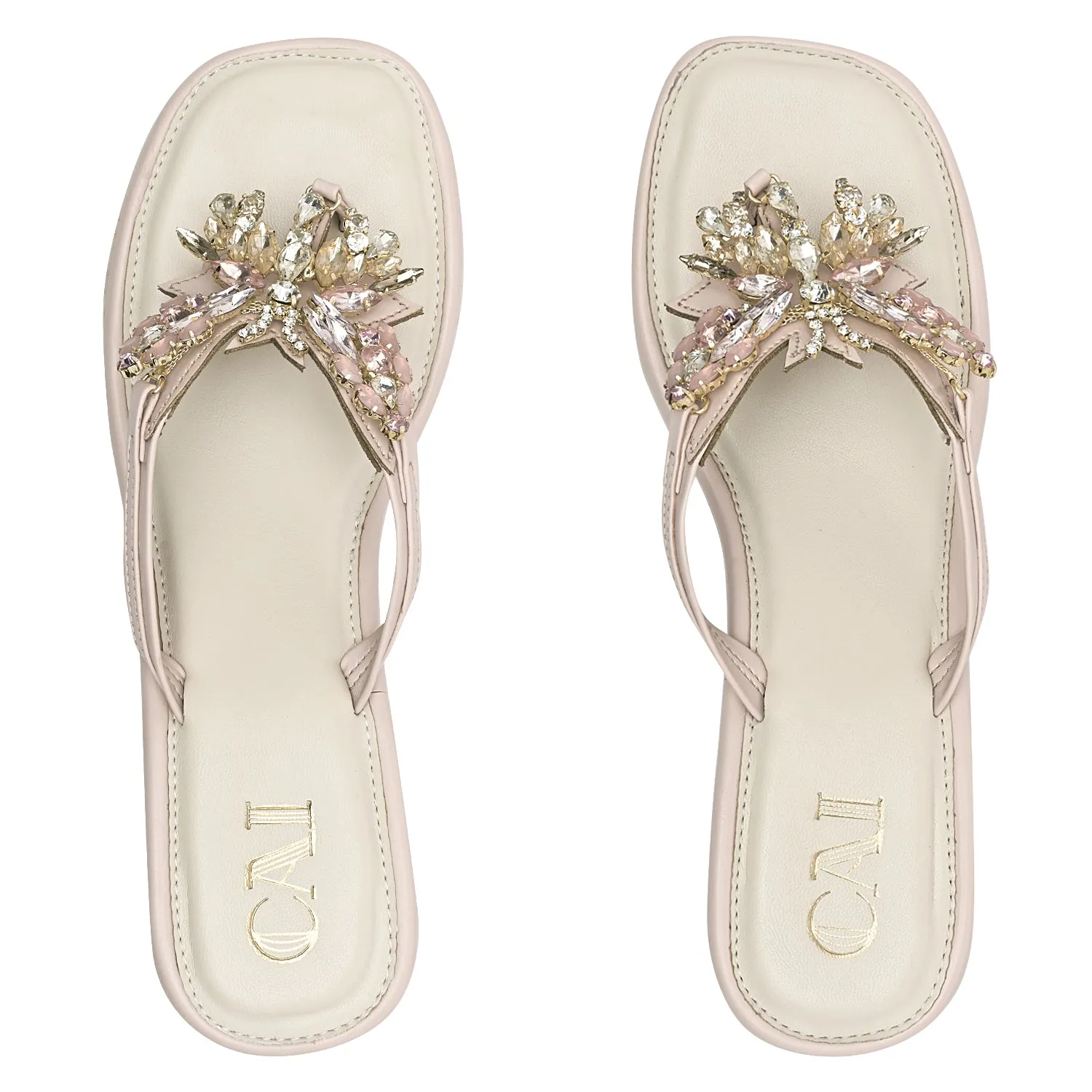 Butterfly Peach Wedges