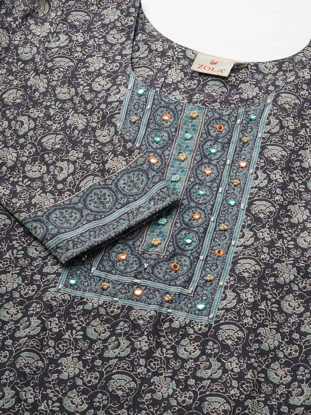 Buy Purple Muslin Kurta for Women's Casual Wear Online - Zola