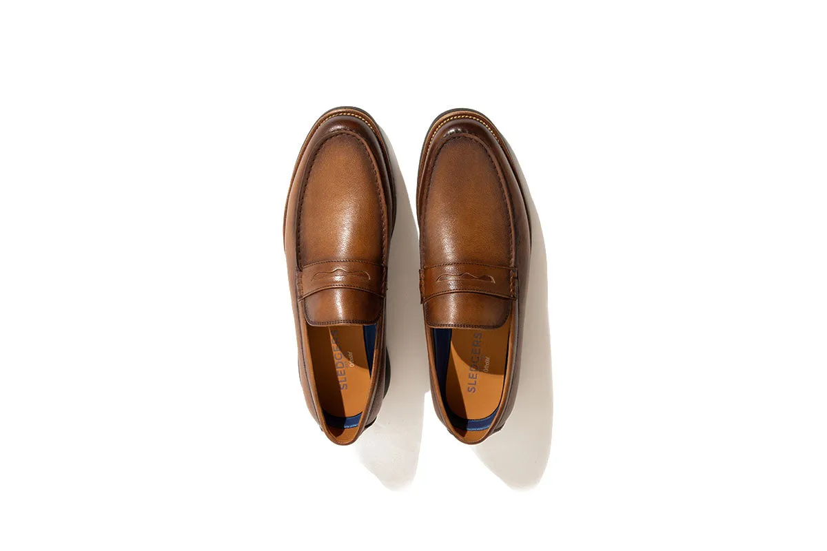 Calderon Penny Loafer - Brown