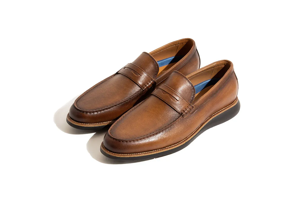Calderon Penny Loafer - Brown