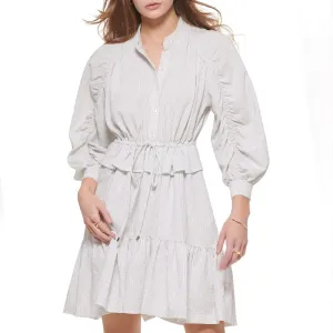 Calvin Klein Women's Sportswear Essential Ruffle Flowy Casual Dress M2CBR960