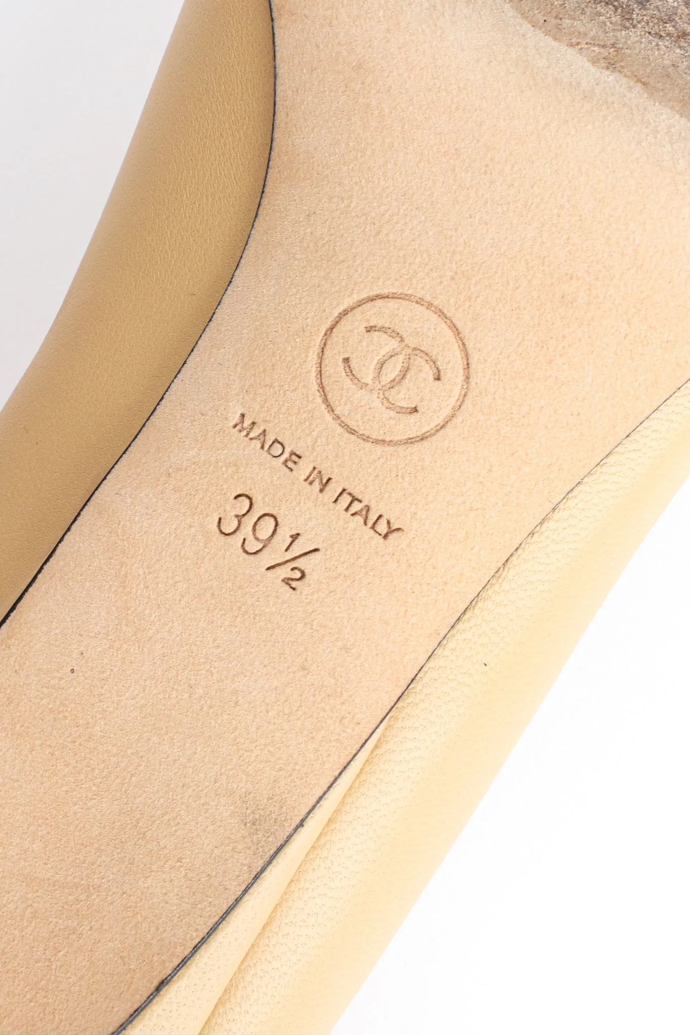 Cap Toe Lambskin Leather CC Heels