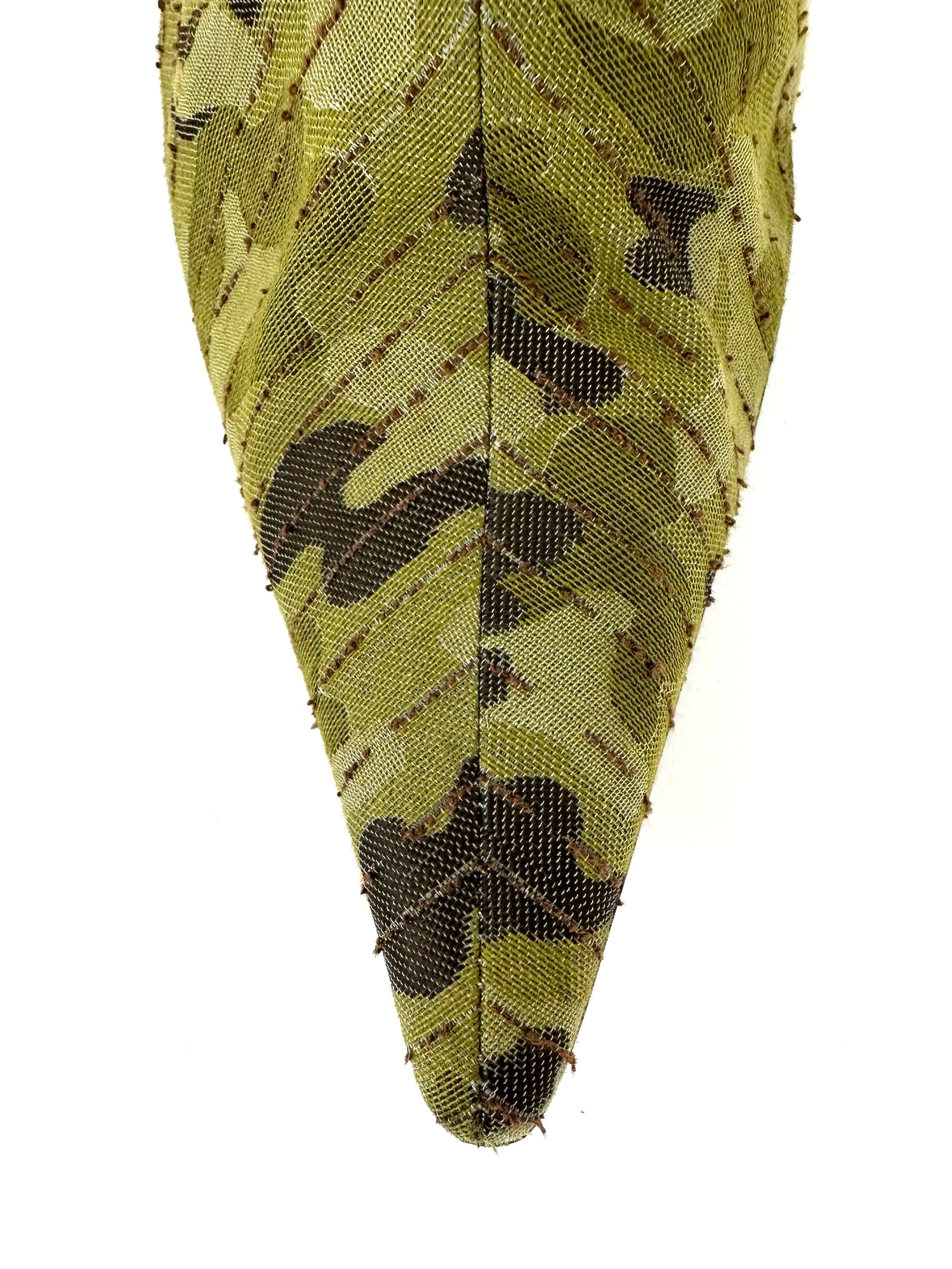 Casadei Camouflage Ankle Boots