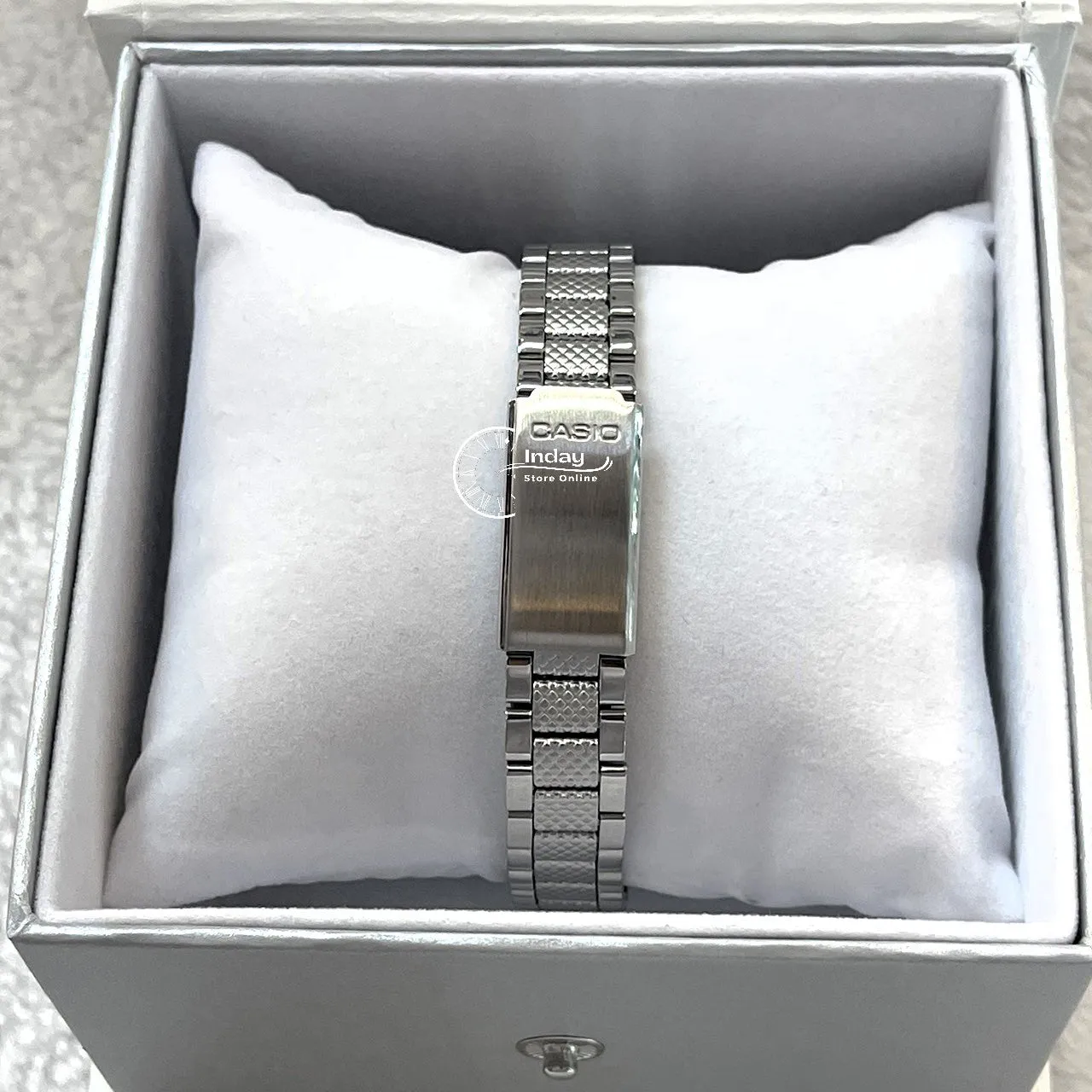 Casio Fashion Women's Watch LTP-1274D-7B Silver Stainless Steel Strap