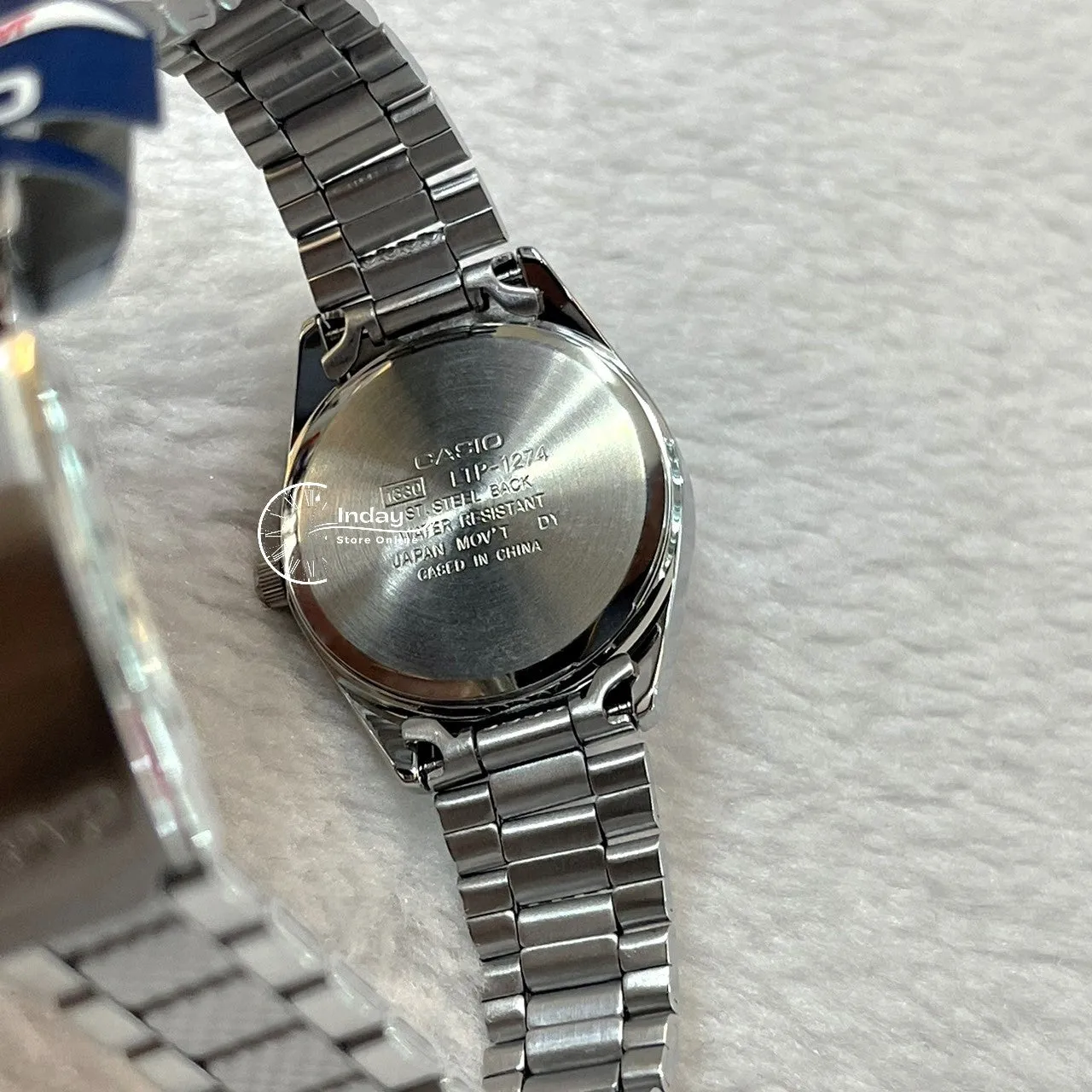 Casio Fashion Women's Watch LTP-1274D-7B Silver Stainless Steel Strap