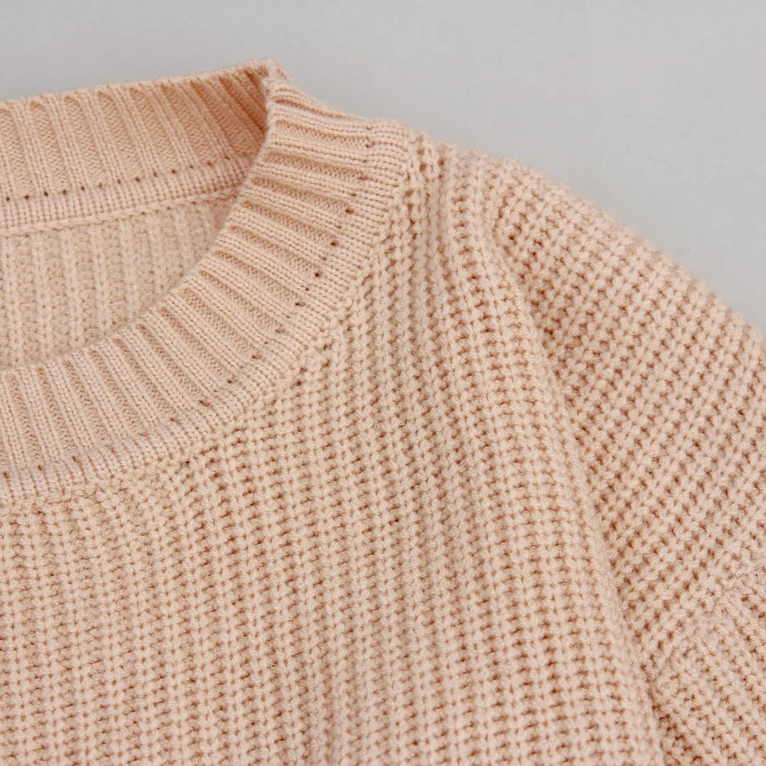 Casual Office Style Bowknot Knitting Sweater