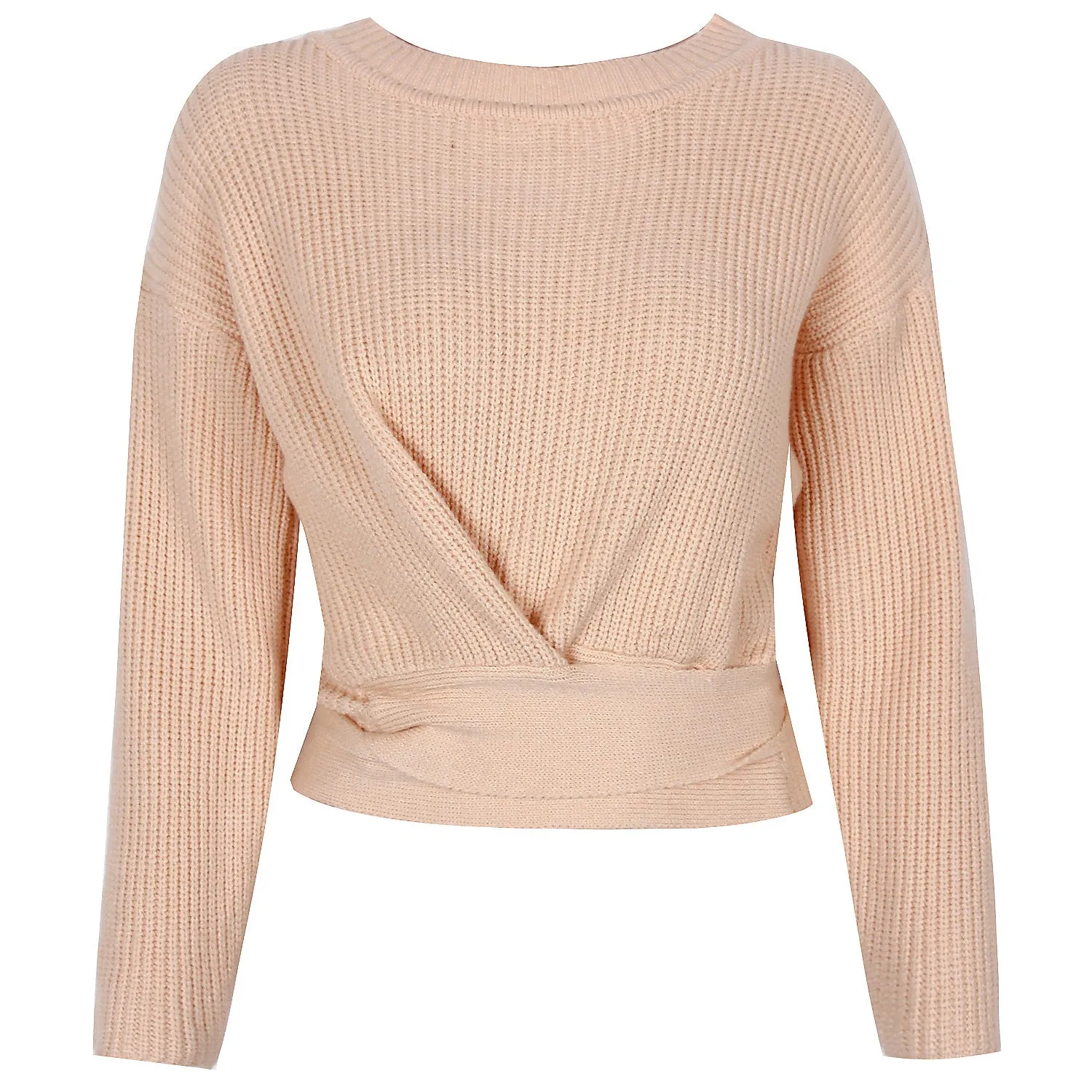 Casual Office Style Bowknot Knitting Sweater