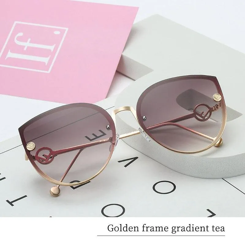 Cat Eye Sunglasses Driver Goggles Fashion Women's Ocean Glasses