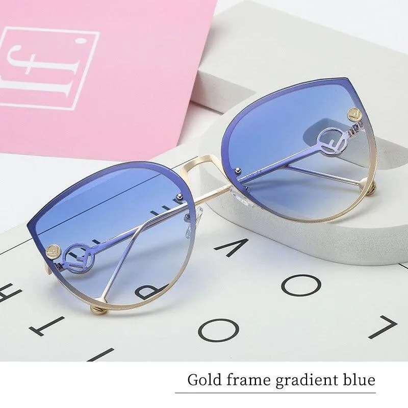 Cat Eye Sunglasses Driver Goggles Fashion Women's Ocean Glasses