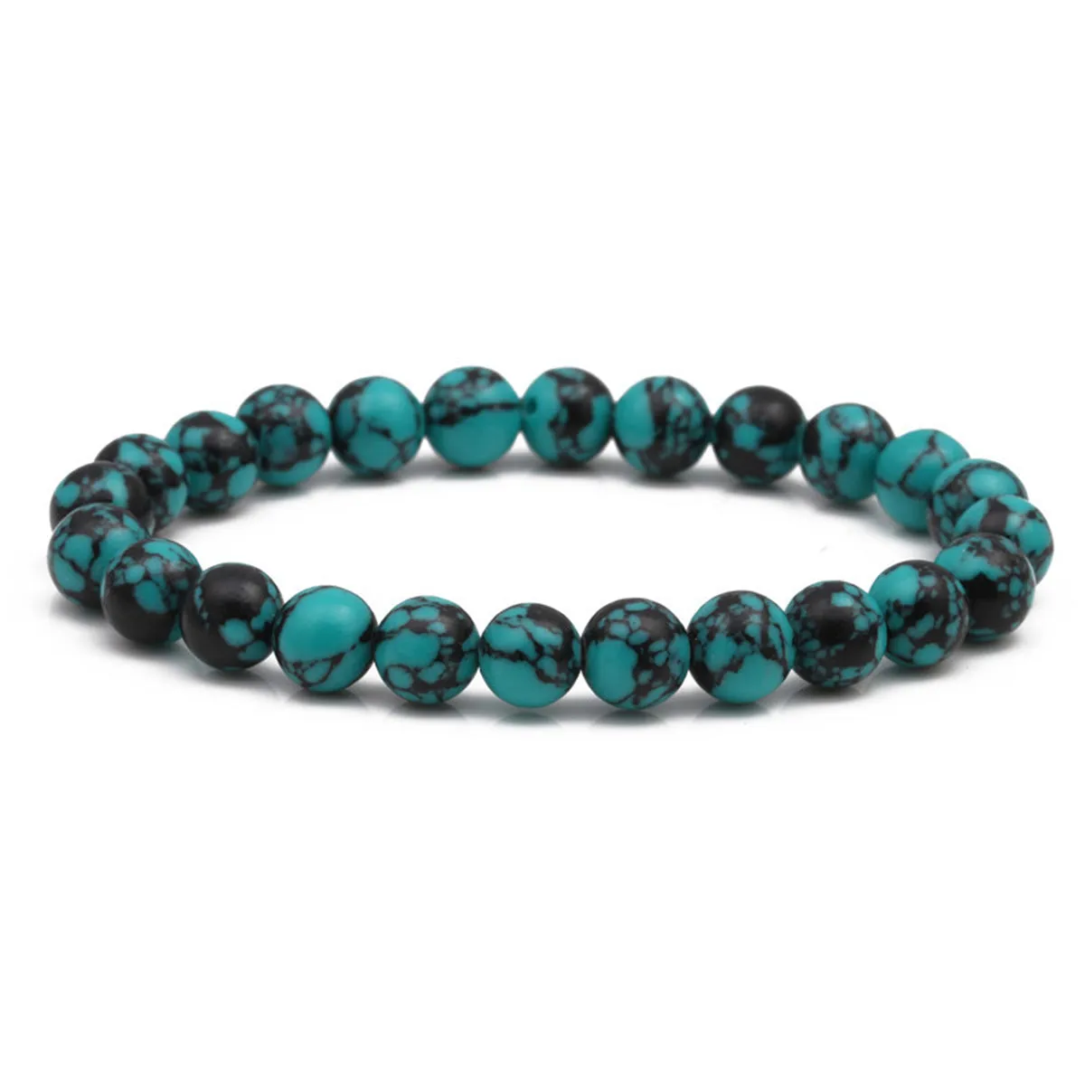 Chrysocolla Beaded Stretch Bracelet